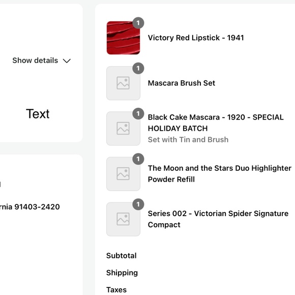 Besame Cosmetics Limited Edition Victorian Spider Compact 2021 issue - Picture 7 of 7